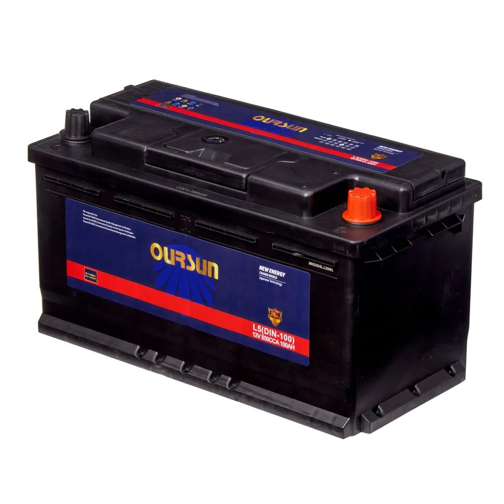 Аккумулятор OURSUN DIN 100 А/ч R+ (0) 190x351x174 EN850 А