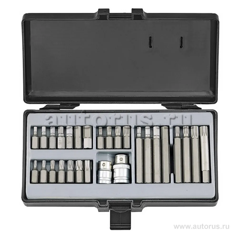 Набор 1/2 бит L 30 мм, L 75 мм 28пр. FORCE 4283
