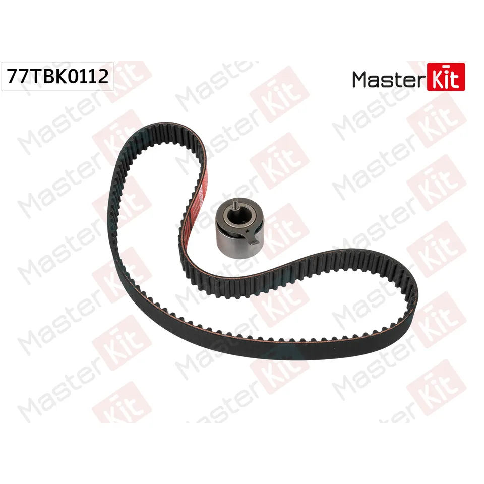 Комплект ремня ГРМ Chevrolet AVEO / KALOS (T250, T255) 2005 - MASTERKIT 77TBK0112
