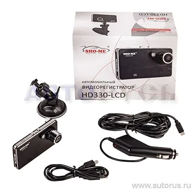 Видеорегистратор автомобильный, SHO-ME, Full HD, экран 2.7, обзор 140° HD330-LCD