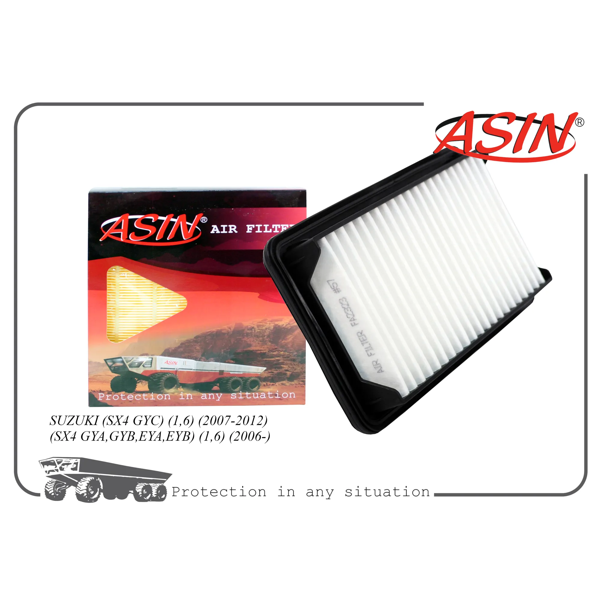 Фильтр воздушный 13780-79J00/ASIN.FA2323 ASIN ASINFA2323