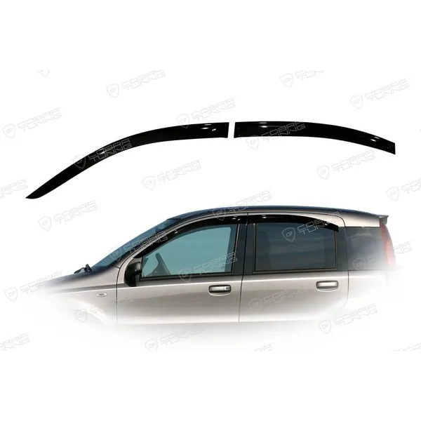 Дефлектора на окна Fiat Panda II 2003-2012 деф.окон Cobra Tuning F20703