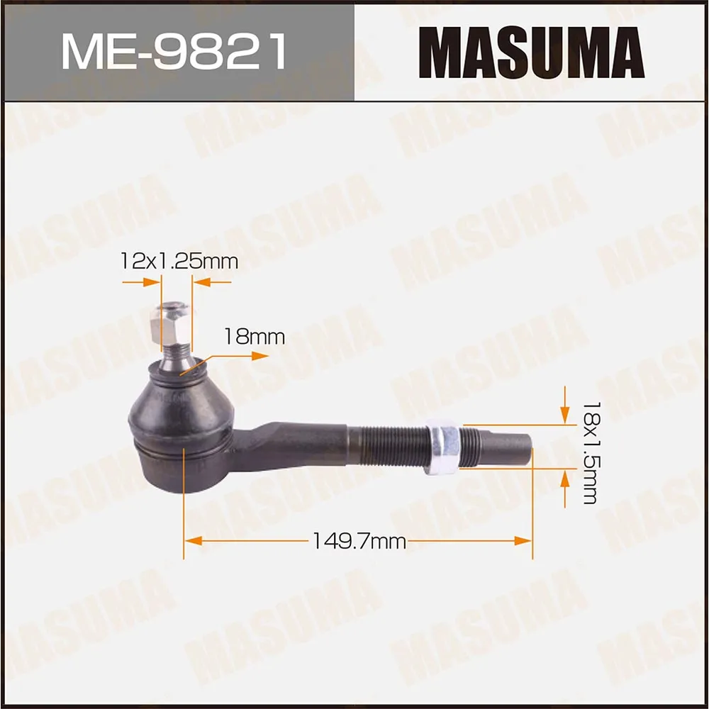 Наконечник TOYOTA AURIS MASUMA ME-9821
