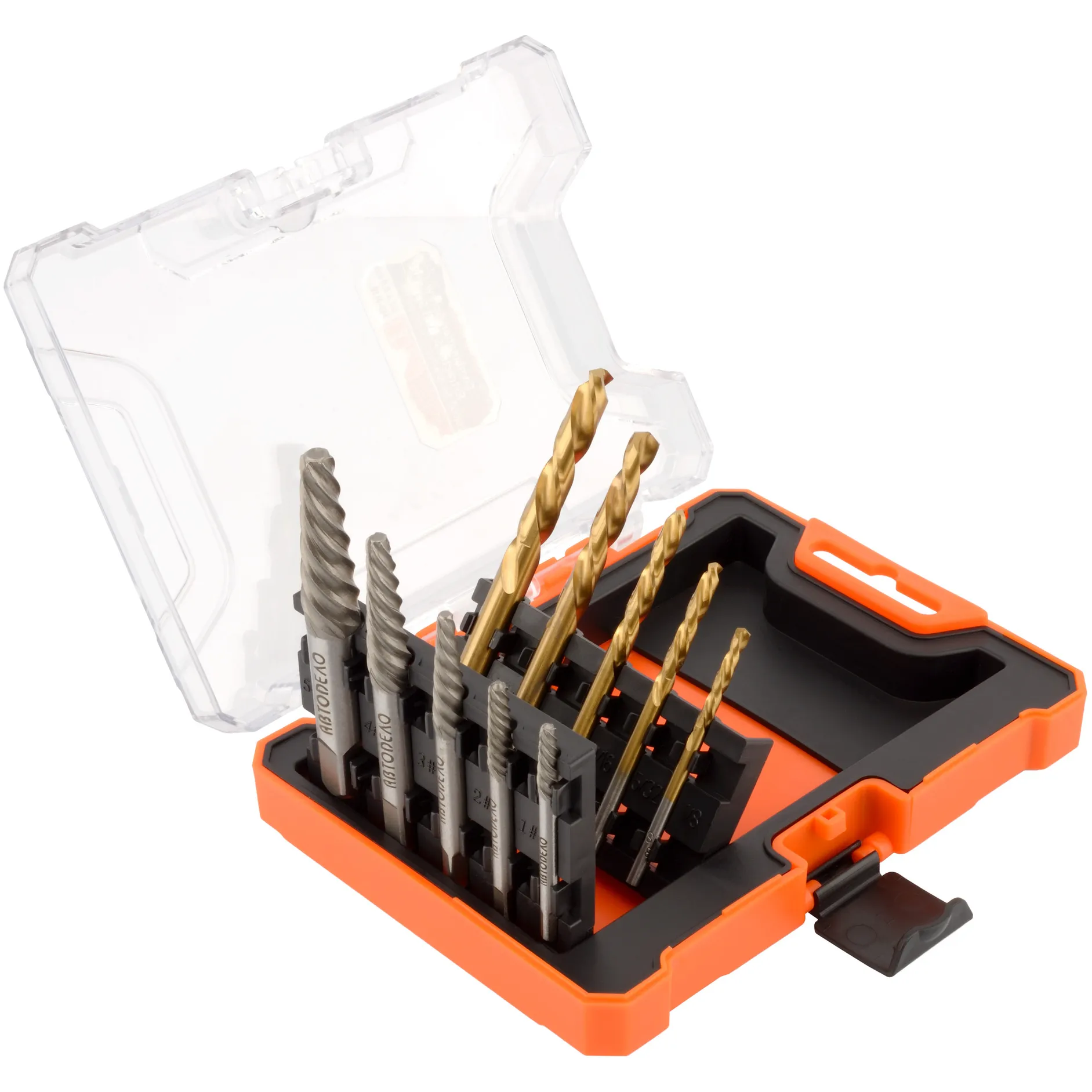 Набор экстракторов и сверл М3-М18 (10пр. пласт/ф) АвтоDело PRO 40543 АвтоDело 40543