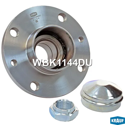 Ступица в сборе [задн, Kit] ALFA ROMEO 145,146 (930) 155 (167) / LANCIA Dedra (835), Delta II (836), KRAUF WBK1144DU