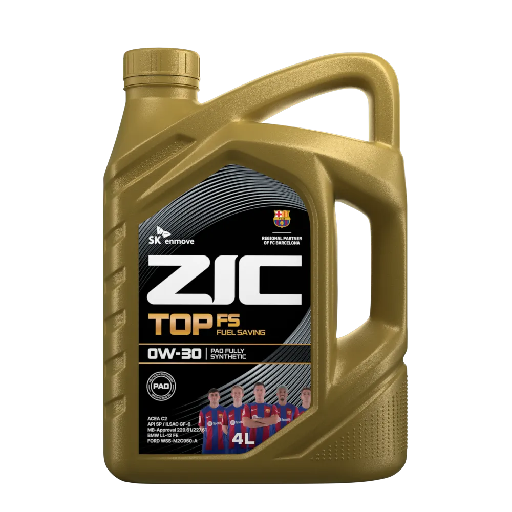 Масло моторное ZIC TOP FS 0W-30 синтетическое 4 л 162042