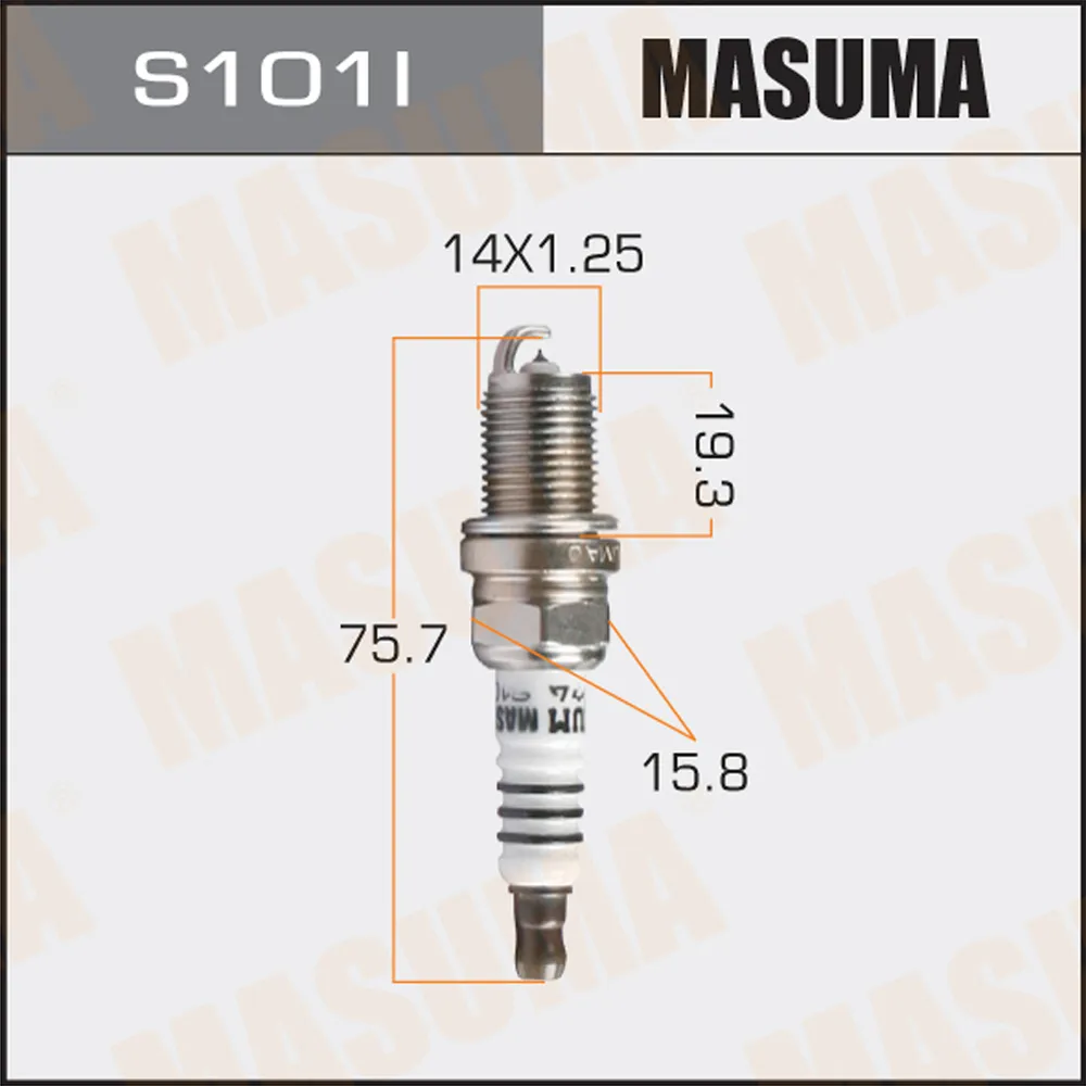 Свеча зажигания IRIDIUM IRIDIUM (IK20) MASUMA S101I