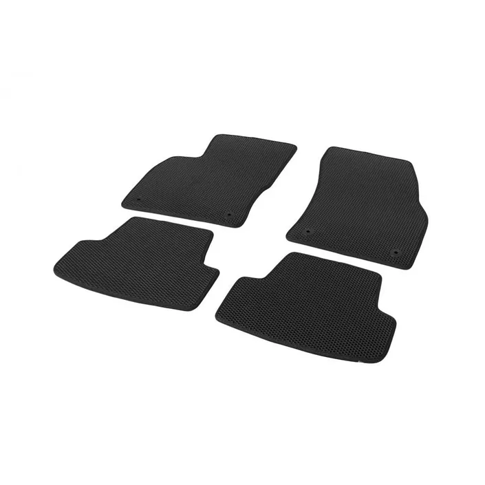 Коврики салона EVA, AutoFlex, Standard, для Skoda Karoq 2020-/ Volkswagen Taos 2021-, цвет черный AutoFlex 6510401