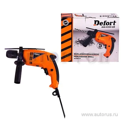 Дрель ударная 500Вт 98290721 DEFORT DID-655N-QB