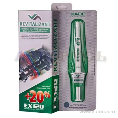 Присадка гельревитализант для КПП и редукторов EX120 шприц, 8 мл XADO XA 10030