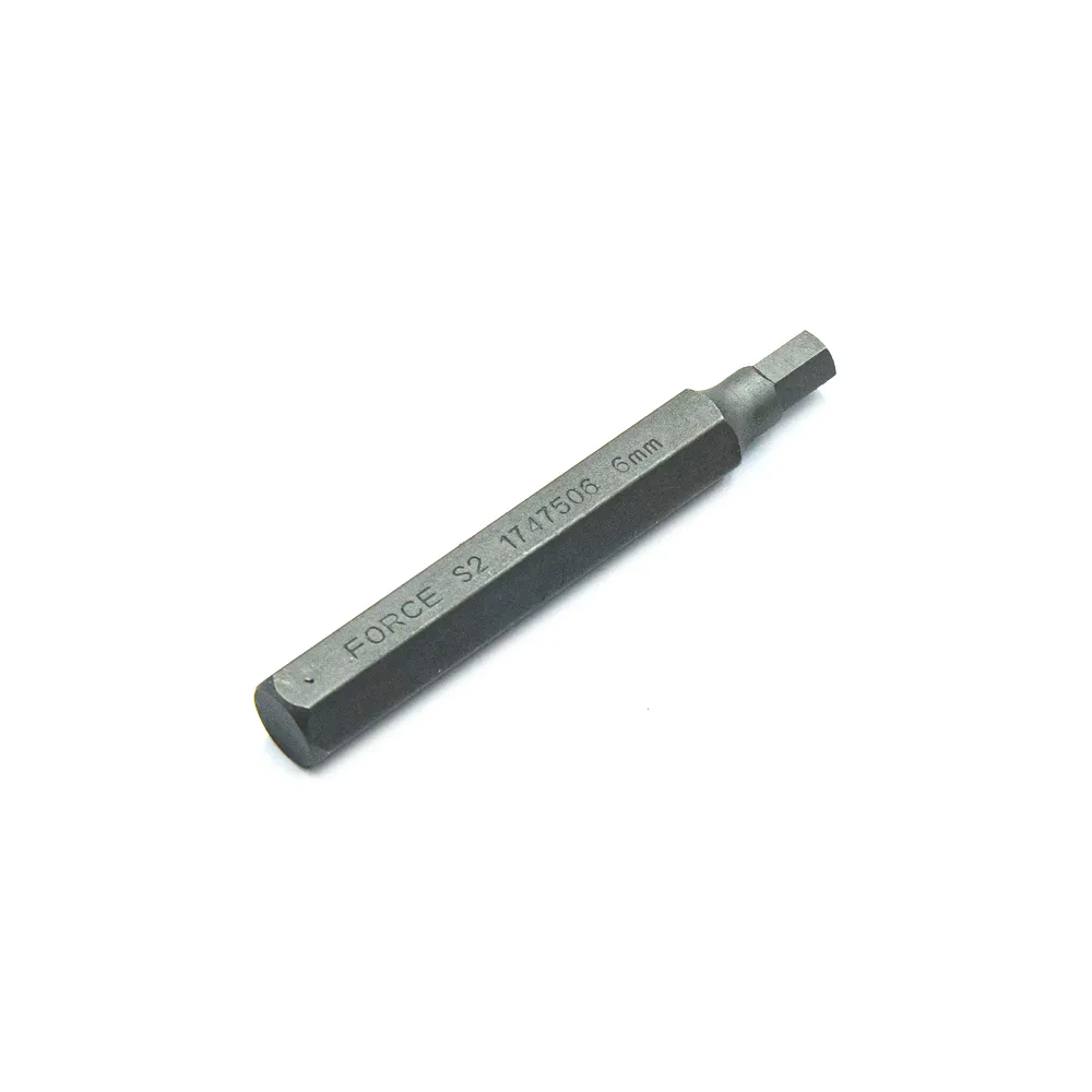 Бита HEX шестигранник 6 мм L=75 мм 1/2DR FORCE 1747506