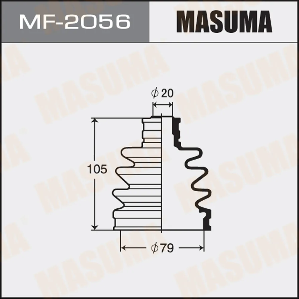 Пыльник ШРУСа MASUMA MF2056