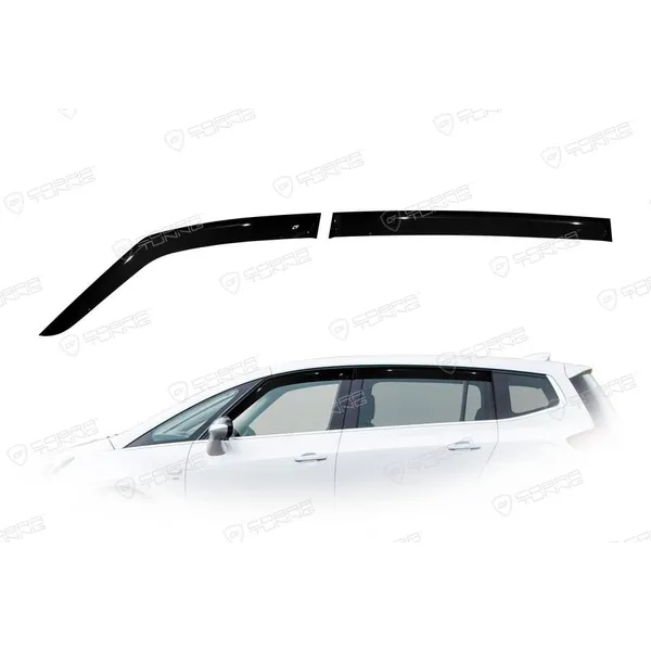 Дефлектора на окна Opel Zafira C 2011EuroStandard деф.окон Cobra Tuning OE13011