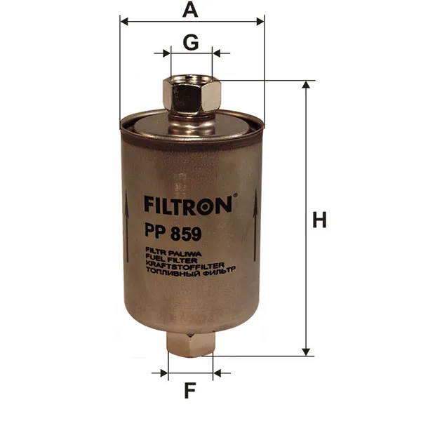 Фильтр топливный FILTRON PP859