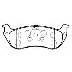 Тормозные колодки CTR CKF-31