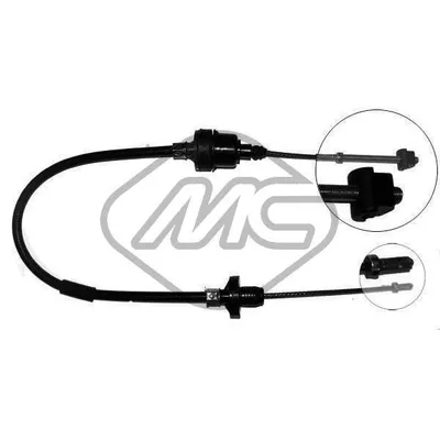 Трос сцепления OPL ASTRA ALL 1,4-1,8 8V (CH.6000001…) Metalcaucho 80359