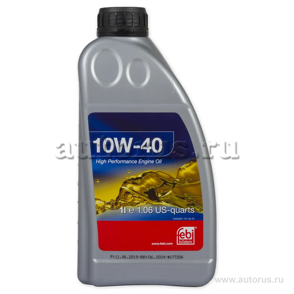 Масло моторное FEBI High Performanse Engine Oil 10W-40 полусинтетическое 1 л 32931