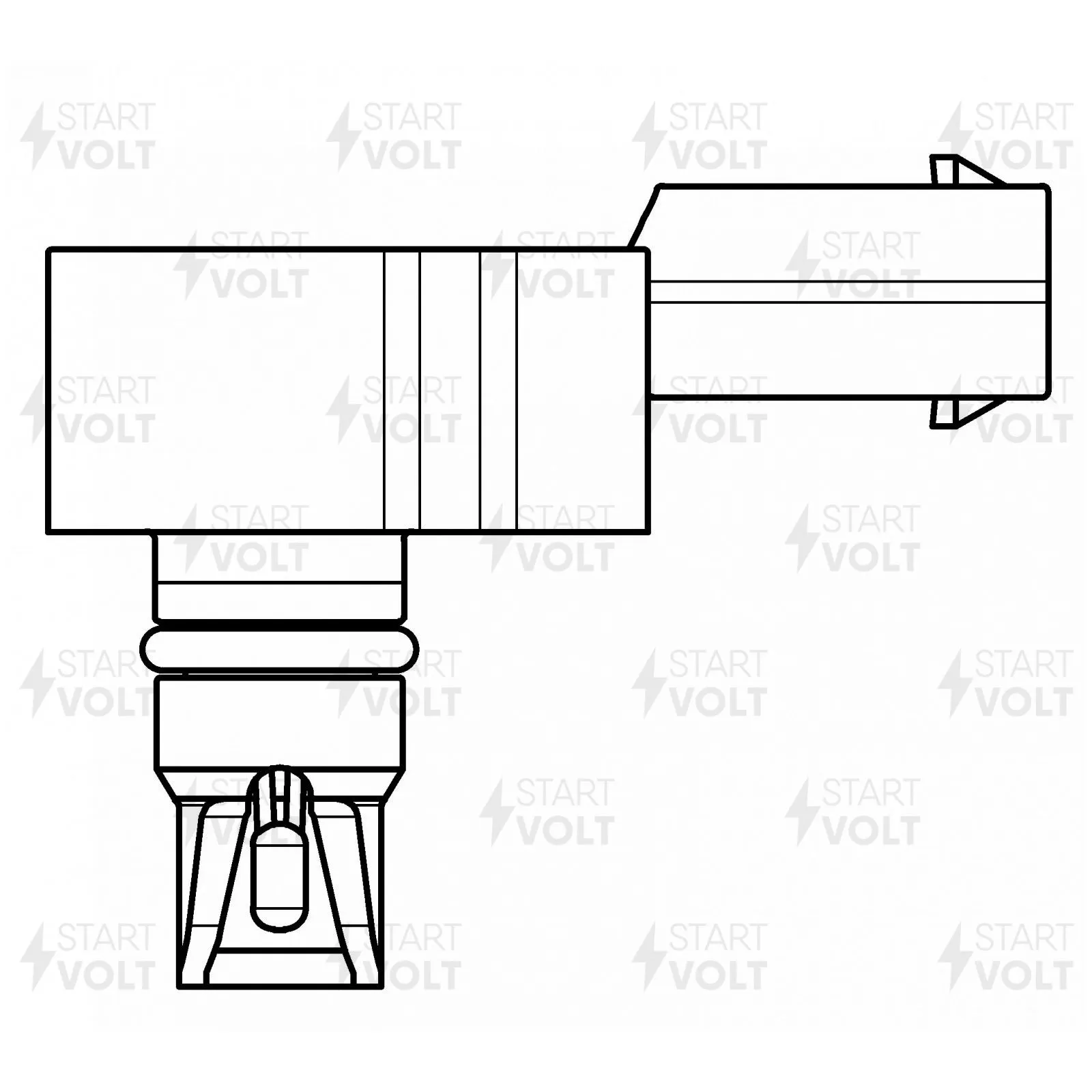 Датчик давл. и темп. наддув. возд. для ГАЗ Газель Next (13-) 2.5d STARTVOLT VS-MP 0302