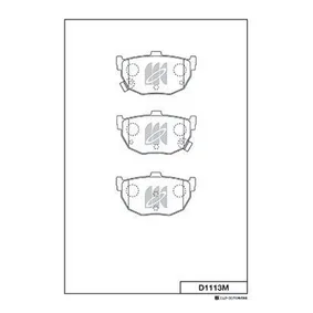 Колодки дисковые з HYUNDAI Elantra 1 6 00 06 KIA Cerato 04 08 NISSAN maxima KASHIYAMA D1113M