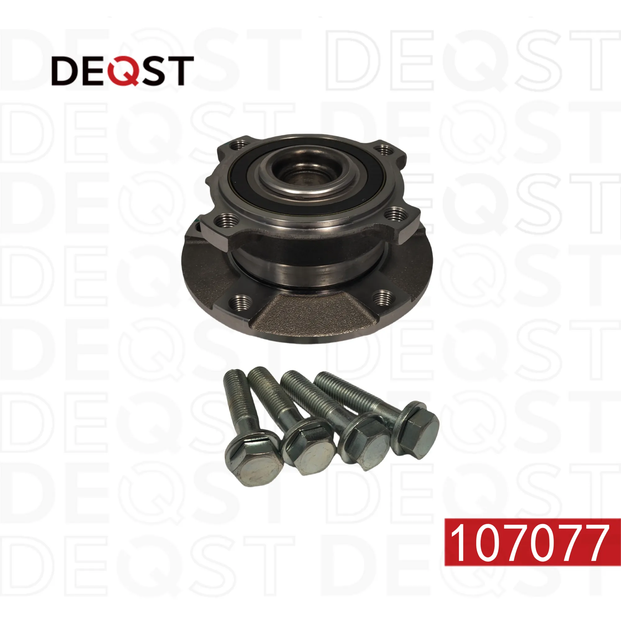 Ступица переднего колеса с подшипником BMW E39 (520d-540i) 95- DEQST 107077