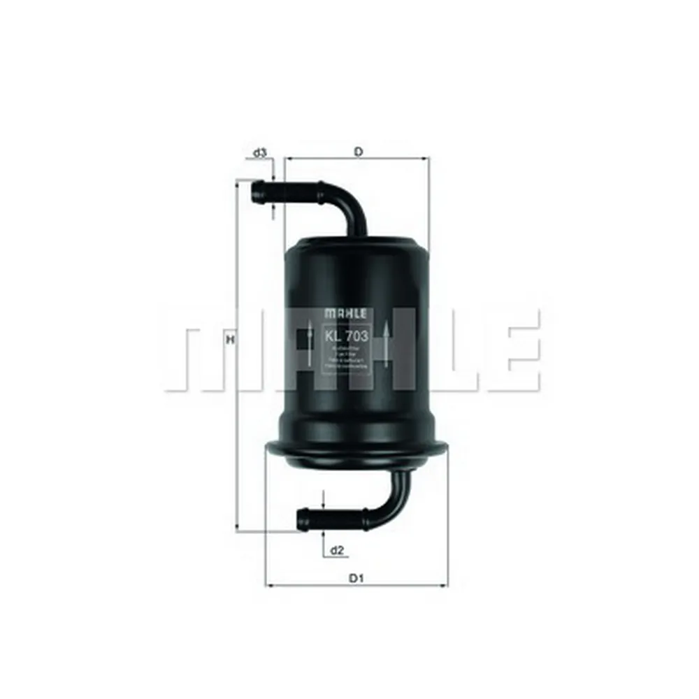 Фильтр топливный mazda xedos 9 2.5 93 KNECHT/MAHLE KL703