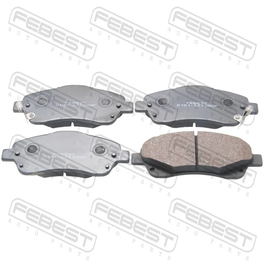 Колодки тормозные передние FEBEST 0101-AZT250F