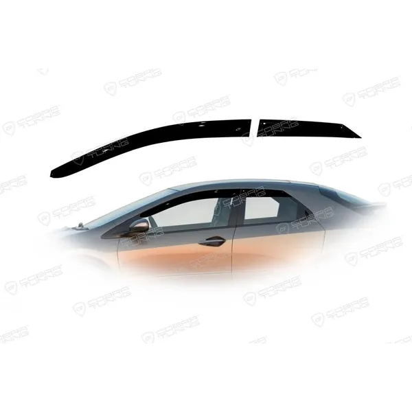 Дефлектора на окна Honda Civic VIII Hb 5d 2006-2011EuroStandard деф.окон Cobra Tuning HE10306