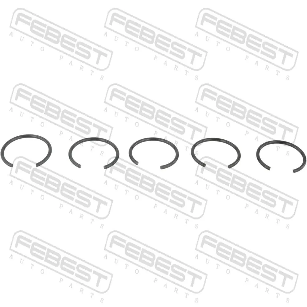 Кольцо стопорное (5 шт. в упаковке) MAZDA CX-5 KE 2011- [GEN] FEBEST CC-1-24X2-PCS5