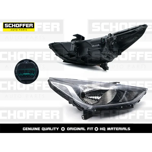 Фара правая Hyundai Solaris (II 2017-2020) SCHOFFER SHF12031