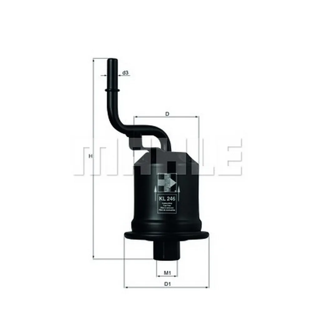 Фильтр топливный KNECHT/MAHLE KL246