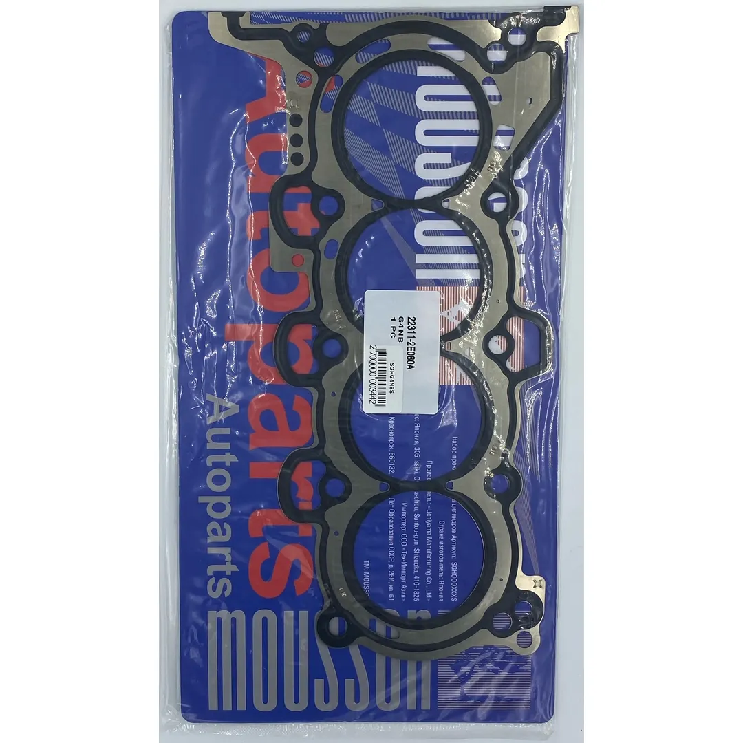 Прокладка ГБЦ Kia/Hyundai G4NB металл MOUSSON SGHG4NBS