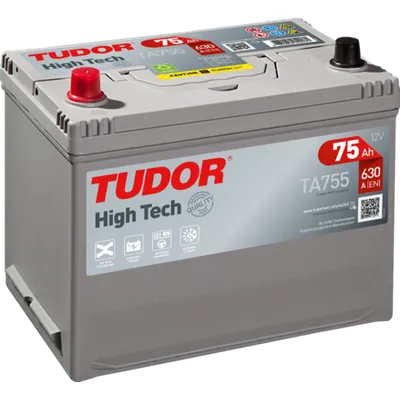 Аккумулятор TUDOR High-Tech 75 А/ч прямая L+ 270x173x222 EN630 А