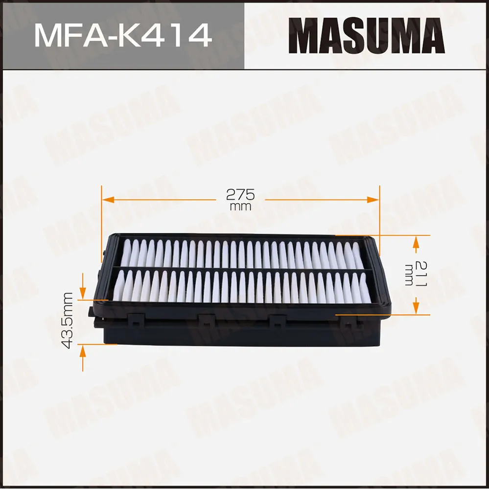 Воздушный фильтр MASUMA MASUMA MFAK414