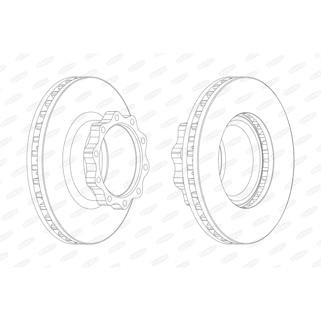 Диск тормозной BERAL BCR147A