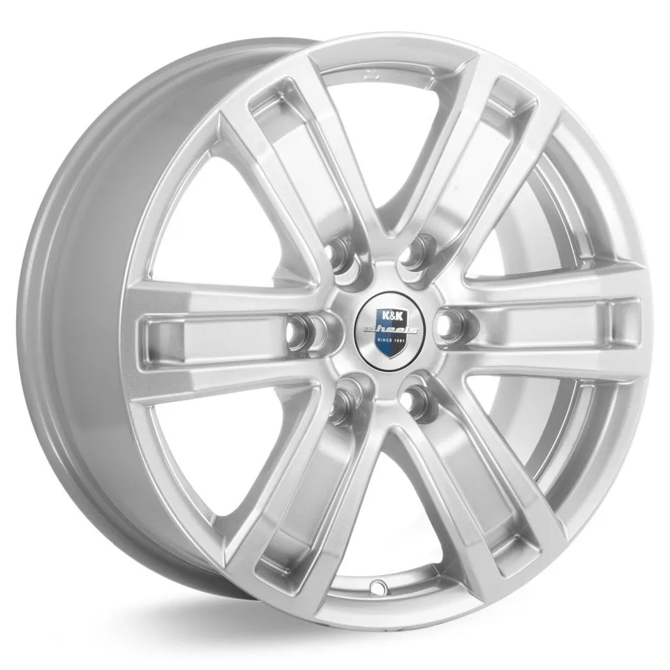 Диск литой R17 7.5J 6x139.7/92.5 ET46 КИК R7-Рольф сильвер 85844696945