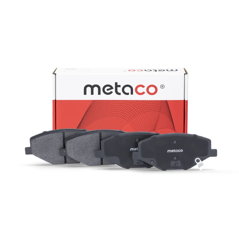 Колодки тормозные передние к-кт GEELY COOLRAY (2018>) Metaco 3000-635