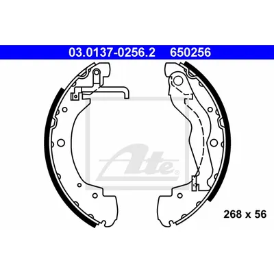 Колодки тормозные барабанные ATE 03.0137-0256.2