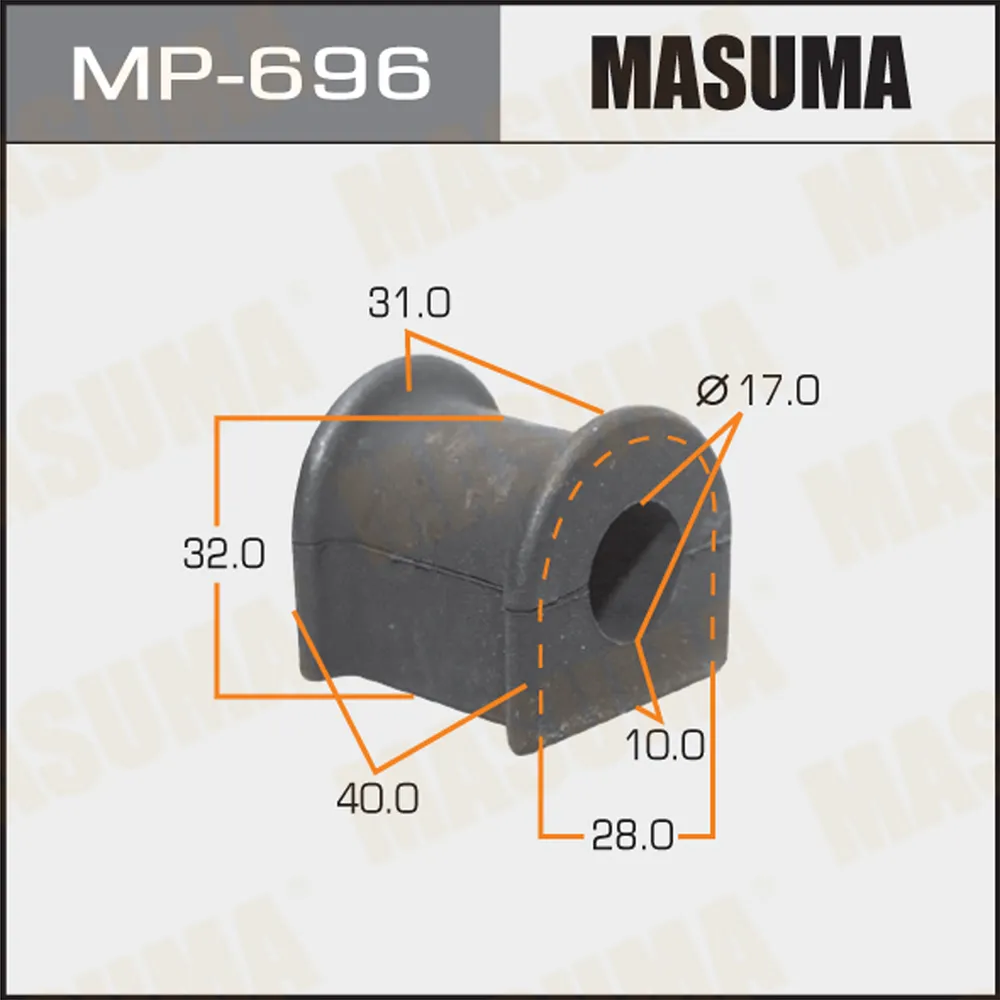 Втулка пер.стабил. TOYOTA CAMRY GRACIA SXV20/MCV21 96-01 MASUMA MP696