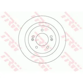 Диск тормозной задний HYUNDAI I40 11-> /для 16 диска /D=284MM TRW DF6367