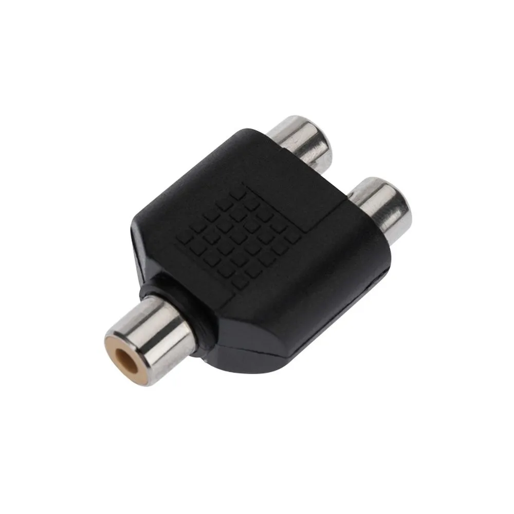 Переходник гнездо RCA - 2 гнезда RCA REXANT 14-0422