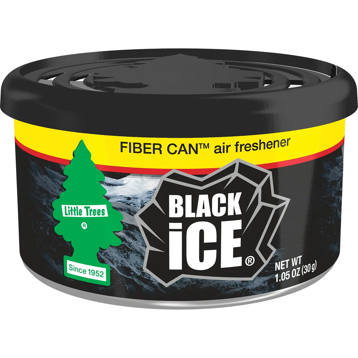 Ароматизатор в баночке Fiber Can Черный Лед (Black Ice) Car-Freshner UFC-17855-24