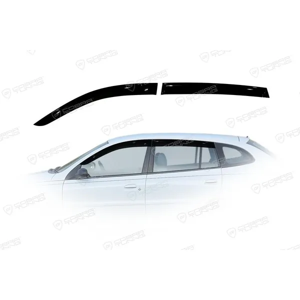 Дефлектора на окна Kia Rio I Hb 5d/Wagon 2000-2005EuroStandard деф.окон Cobra Tuning KE12300