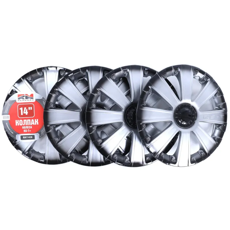 Колпак колеса R14 RS-T+ (пруж) кт 4 шт.(2+2) REDMARK REDMARK RM11438