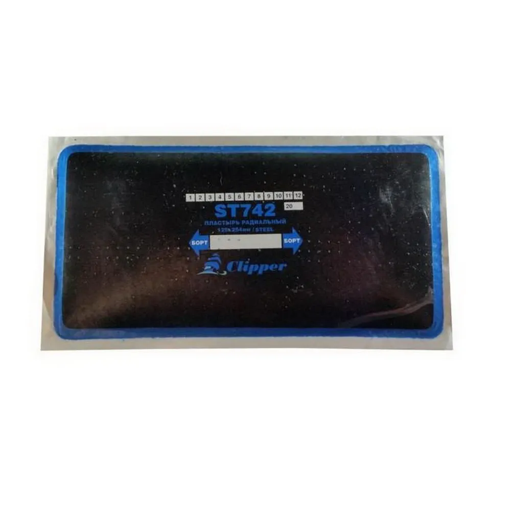 Пластырь радиальный 125x254 мм ., сталь, 1 шт. CLIPPER ST742