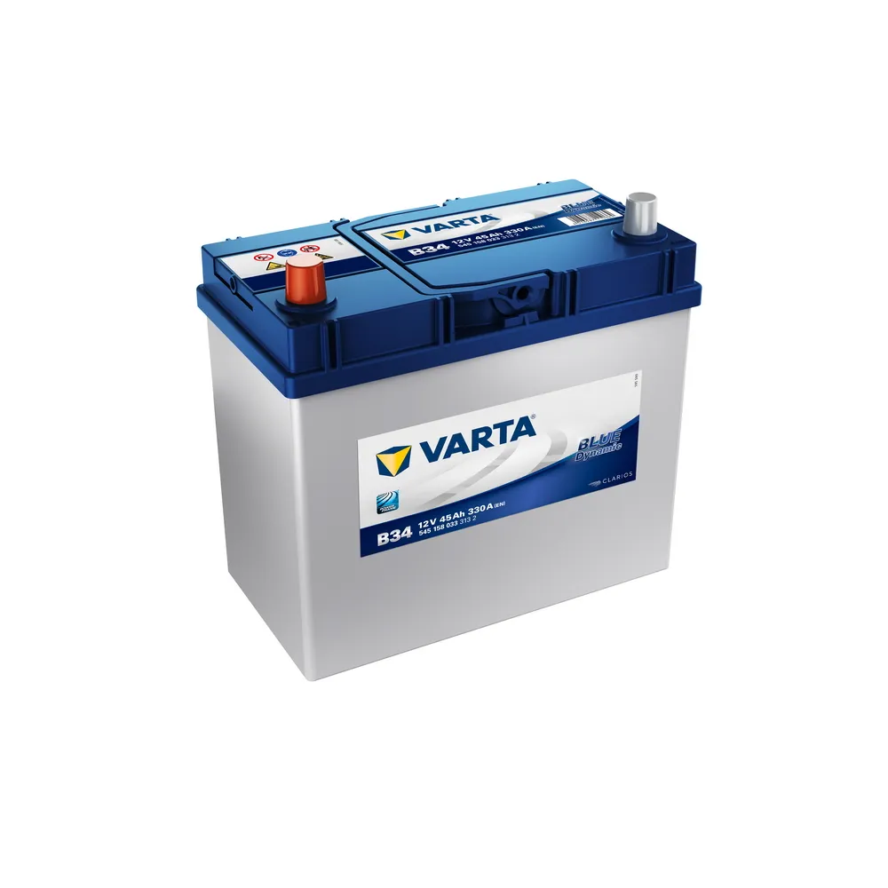 Аккумулятор VARTA Blue Dynamic 45 А/ч прямая L+ B34 238x129x227 EN330 А