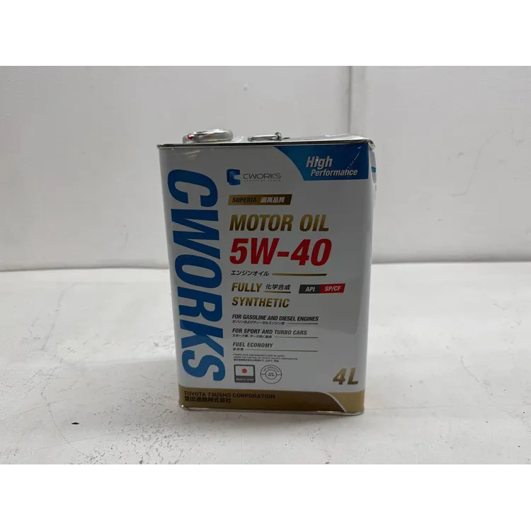 Масло моторное CWORKS SUPERIA 5W-40 синтетическое 4 л УЦЕНКА! A13SR2004-N4