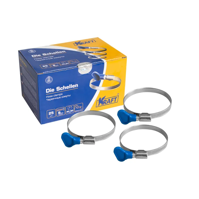 Хомут с ключом 40-60 мм OBERKRAFT KRAFT KT880508