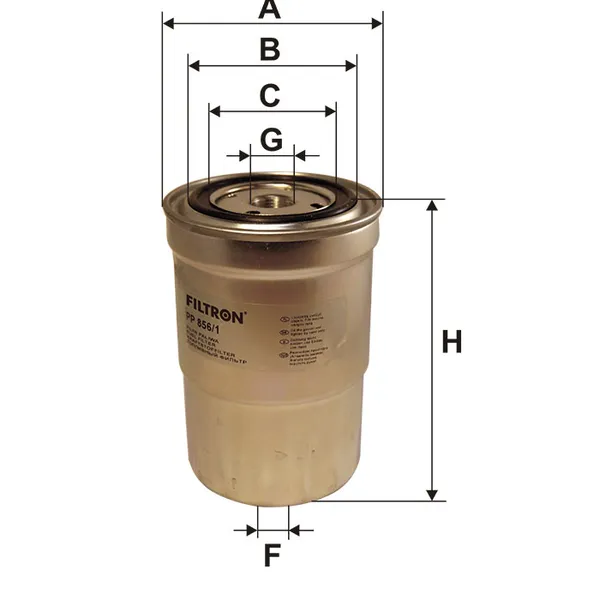 Фильтр топливный FILTRON PP856/1