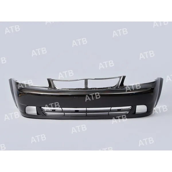 Бампер Chevrolet Lacetti 2004-2013 седан / универсал передний Черный 87U под ПТФ ATB 1ACL101YF87U