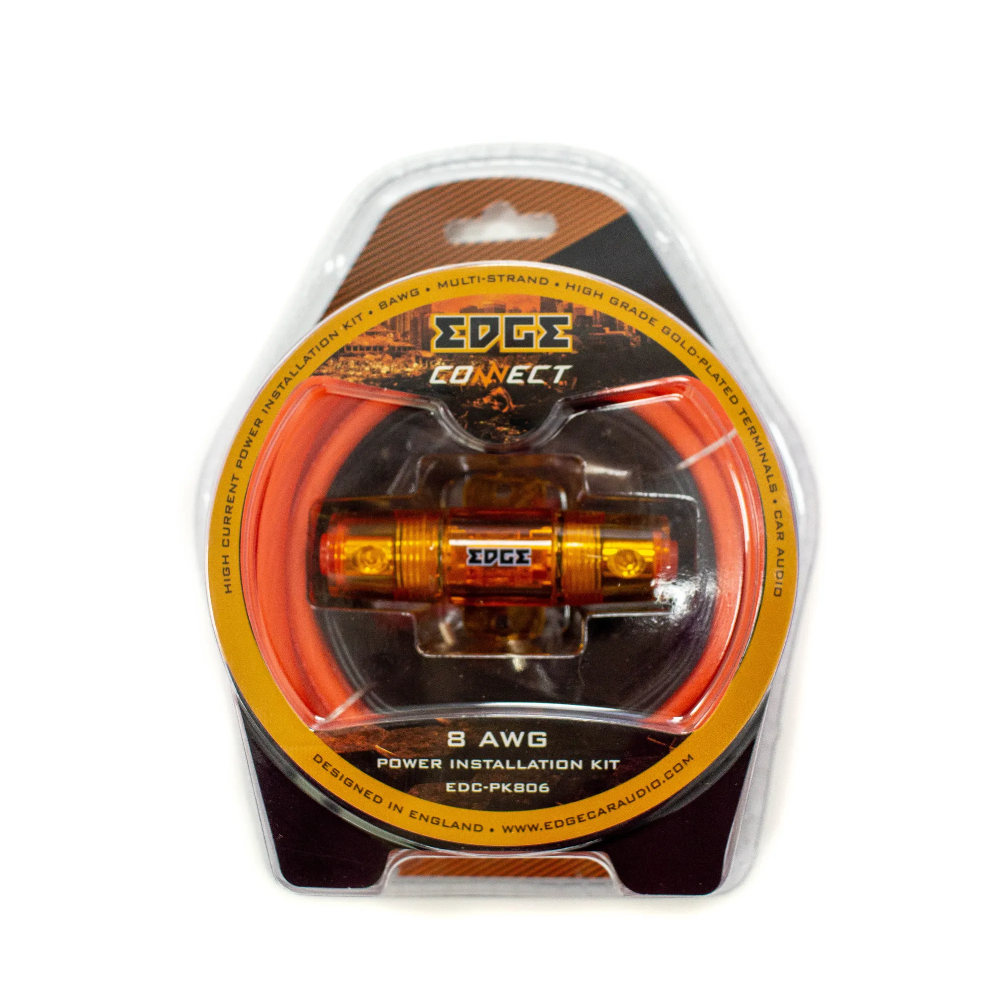 Набор проводов edc-pk806 силовой 8ga для установки автомобильных усилителей EDGE EDC-PK806